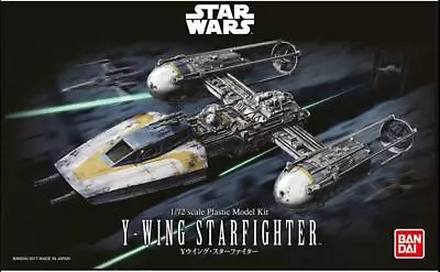 Buy Revell Bandai 1/72 Scale Star Wars Y-Wing Starfighter Model Kit RV01209 • 53.69£