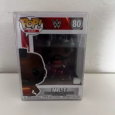 Buy Funko Pop  Mr T #80 Wwe Icon A Team Protector Included • 25£