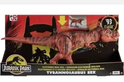 Buy New Jurassic Park Electronic Real Feel Tyrannosaurus T Rex JP30 93 Classic Red • 44.99£