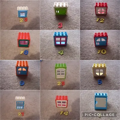 Buy Lego Duplo Spares Window And Doors Various Types And Colours • 1.75£