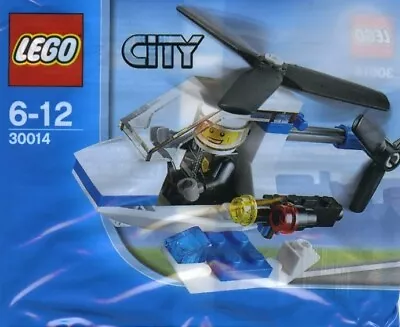 Buy LEGO City Set 30014 - Police Helicopter - Brand New & Sealed - Rare Polybag! • 5.20£