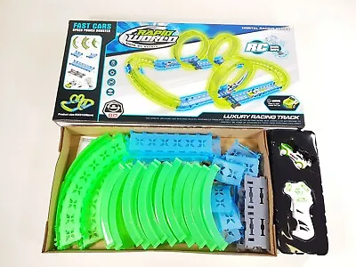 Buy Scalextric RC Slot Car Hot Wheels Racing Race Track Set Glow In The Dark Kid Toy • 34.01£
