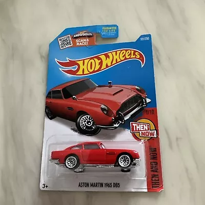 Buy Hot Wheels Aston Martin 1963 DB5 Then And Now Red 2015 • 7£
