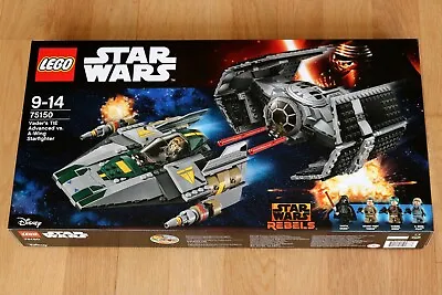 Buy Lego Star Wars – Vaders TIE Advanced Vs. A-Wing Starfighter Set 75150 - BNISB • 150£