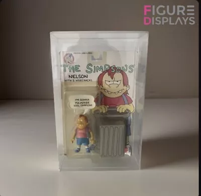Buy The Simpsons Action Figure Mattel Acrylic Display Case Slide Base Carded Moc • 19.95£