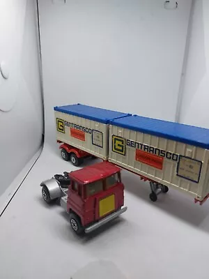 Buy Matchbox Superkings Scammel Tractor Unit And K11 Container Trailer Unit • 3£