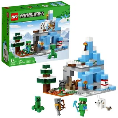 Buy LEGO Minecraft 21243 The Frozen Peaks Age 8+ 304pcs • 28.95£