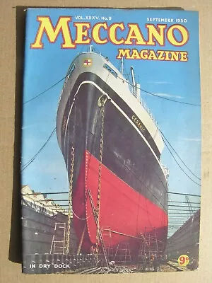 Buy 1950 MECCANO MAGAZINE Sept Pleasure Piers, Airships, Shaw Savill Line, Herrings • 8£