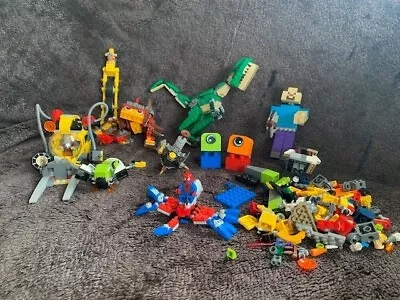 Buy Lego Mixels, Minecraft Steve, Spiderman And Dinosaur Bundle • 10£