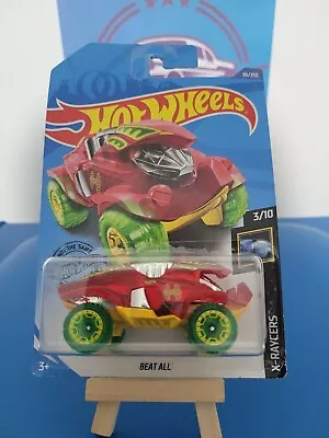 Buy Hot Wheels Beat All X-Raycers Red/Green 86/250 Long Card 1 64 Scale Sealed New • 6.99£