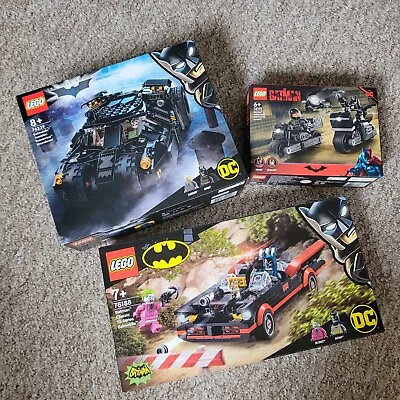 Buy Lego Batman 76239 Batmobile Tumbler 76188 Classic Batmobile 76179 Motorcycles  • 99.95£