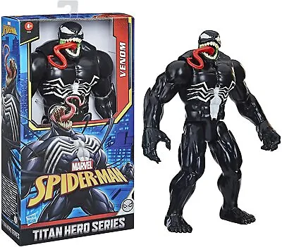 Buy Marvel Deluxe VENOM Action Figure Spiderman 12  30cm Titan Hero Series Hasbro • 19.95£