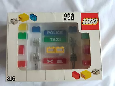 Buy Vintage Lego Lighting Bricks 4.5V Pack 816 Brand New Boxed Unopened 1989 • 35£