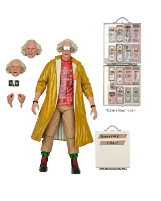 Buy Back To The Future Ultimate Doc Brown Figure By NECA 53617 • 45.12£