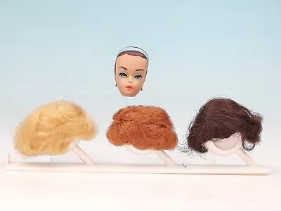 Buy Vintage Origina Barbie 871 - Barbie's Wig Wardrobe Wigs Stand 60s • 50.45£