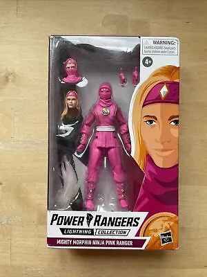 Buy Power Rangers Lightning Collection Mighty Morphin Ninja Pink Ranger 6” Figure • 13.95£