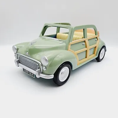 Buy Epoch Replica Morris Minor Toy Car Light Green 'LOV3LY' Sylvanian Family Display • 27.98£