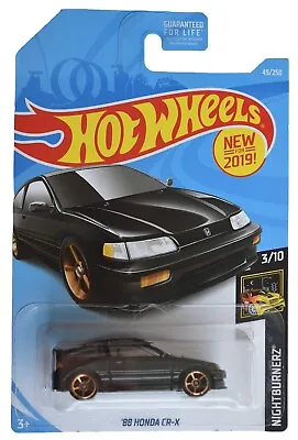 Buy Hot Wheels – Nightburnerz '88 Honda CR-X (Black) • 7.99£