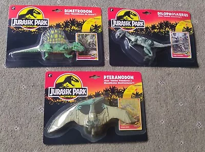 Buy Jurassic Park 1993 Set Of 3 Dinosaurs.  • 99£