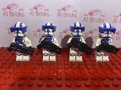 Buy 4 Lego Star Wars Clone Heavy 501st Clone Troopers From Set 75345 • 14.90£