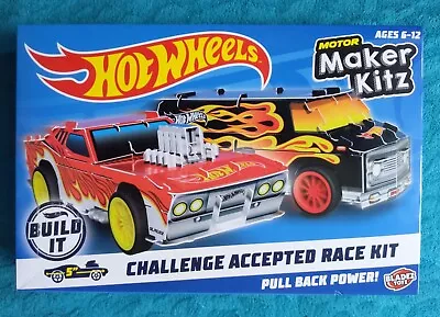 Buy Hot Wheels Motor Maker Kitz 2 Car Challenge Accepted Race Kit Pull Back&Go Age6+ • 8.50£