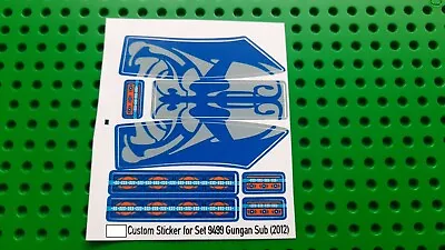 Buy Replacement Set Stickers/Stickers Fits Set 9499 Gungan Sub (2012) • 4.10£