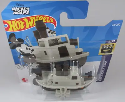 Buy Hot Wheels Disney Steamboat Willie (sepia) Mickey Mouse On Short Card #35/2022 • 3.50£
