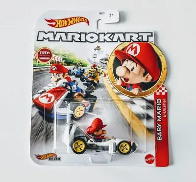 Buy Hot Wheels Mario Kart Baby Mario B Dasher • 13.99£