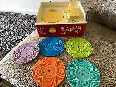 Buy Vintage Fisher Price Music Box Record Player Complete Fully Serviced • 35.99£