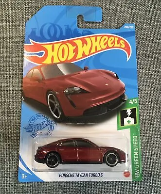Buy Hot Wheels Porsche Taycan Turbo S. Red. Mint Sealed Pack • 6.95£