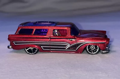 Buy Hot Wheels Ford 8 Crate Red 1955 -1957 Ranch Station Wagon Loose Used See Photos • 4.50£