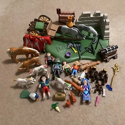 Buy Playmobil Bundle Figures, Animals Peacock, Horses, Dogs Etc. Excellent Cdn • 10.99£