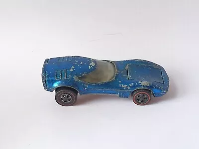 Buy Vintage 1969 Hot Wheels Redlines - TORERO - Spectraflame Blue RLs Rare • 5£