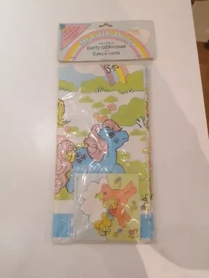 Buy Vintage My Little Pony Party Table Cover 1985 Sealed • 15£