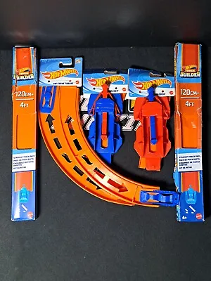 Buy Hot Wheels BUNDLE 2 Curved Tracks 8 Straight Tracks (12 Inch Each) & 2 Launchers • 23.61£