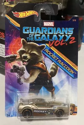 Buy Hot Wheels Guardians Of The Galaxy Col.2 Rocket Raccoon Fast Fish NEW CARDED • 5.99£