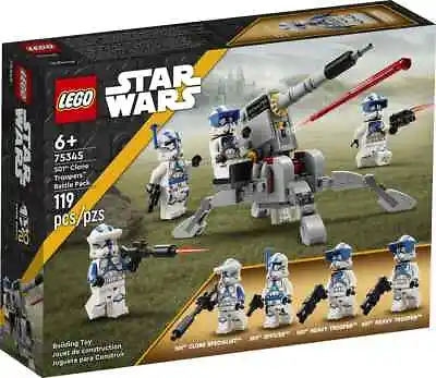 Buy Lego Star Wars 501st Clone Troopers Battle Pack 75345 NEW • 12£