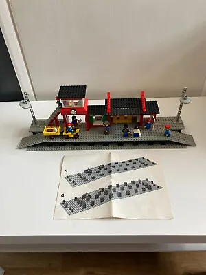 Buy LEGO Town Train Set 7824 Railway Station Complete Vintage Rare • 70£