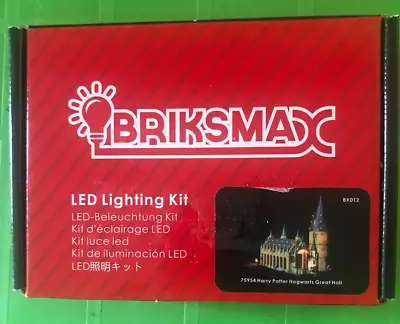 Buy BRIKSMAX BX012 Harry Potter Hogwarts Great Hall Led Lighting Kit- For Lego 75954 • 15£
