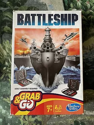 Buy Hasbro Grab & Go Travel Battleship Board Game Complete & VGC • 4.99£
