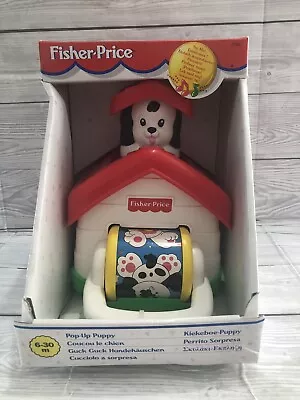 Buy Fisher Price Toy Pop Up Puppy Dog In Kennel 1995 Rare Still Sealed • 35£