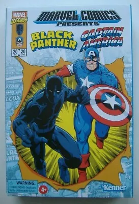 Buy Hasbro Pulse Marvel Comics Presents : Black Panther & Captain America Figure Set • 24.99£