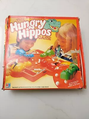 Buy THE HUNGRY HIPPOS Board Game Hasbro Vintage 1980s Complete VGC • 22.95£