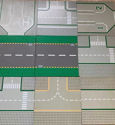 Buy Lego Vintage Grey  & Green Base Plates, Road 32 X 32 Choose From • 9.99£