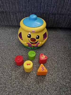 Buy Fisher Price Cookie Jar With Shapes Lights And Sounds VGC  • 7.99£