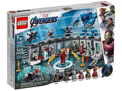 Buy LEGO Iron Man Hall Of Armor Lab Set 76125 Marvel Avengers New & Sealed FREE POST • 79.97£