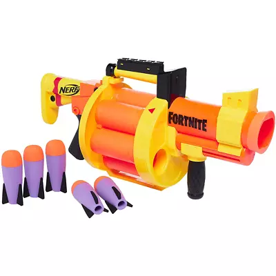 Buy Nerf Fortnite Gun New Kids Blaster Pump Action Toy 6 Rockets Hasbro  - GL Rocket • 44.99£