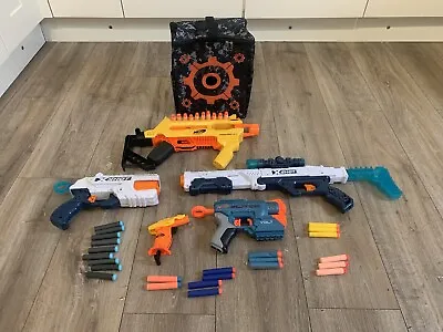 Buy Nerf Gun Bundle, X Shot, Nerf Bullets, Target Carry Case Outdoor Toys • 25£