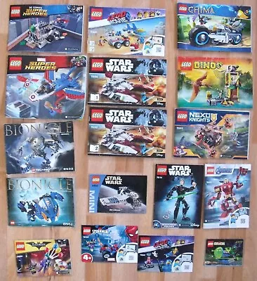 Buy 29x Lego Instruction Manuals Only - Minecraft Ninjago Star Wars Etc • 9£