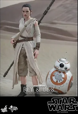 Buy Star Wars,Hot Toys,MMS337, Rey And BB-8 Figure Set. Brand New. • 209.99£